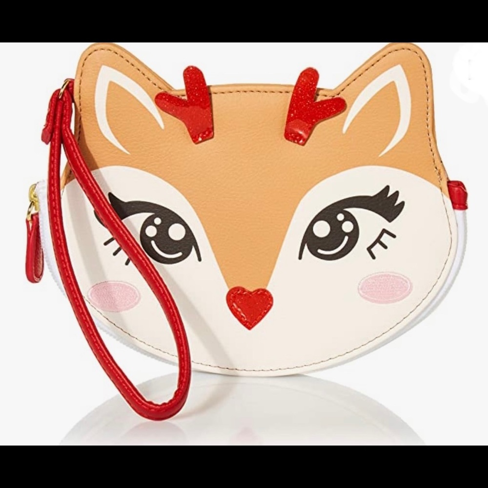 LUV BETSEY by Betsey Johnson Luv Betsey LBKIITZ Kitsch Zip Wristlet, Tan